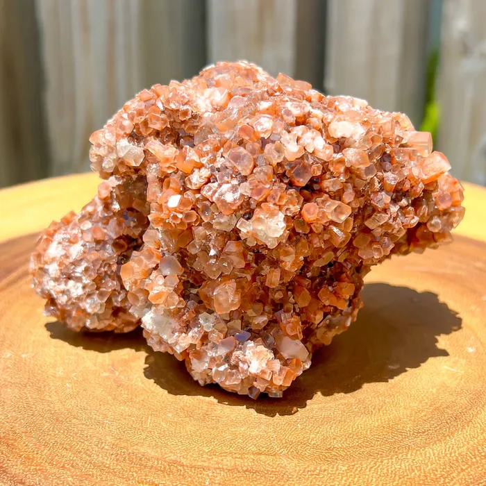 Magic Crystals Charm Necklaces Red ARAGONITE Star Cluster F