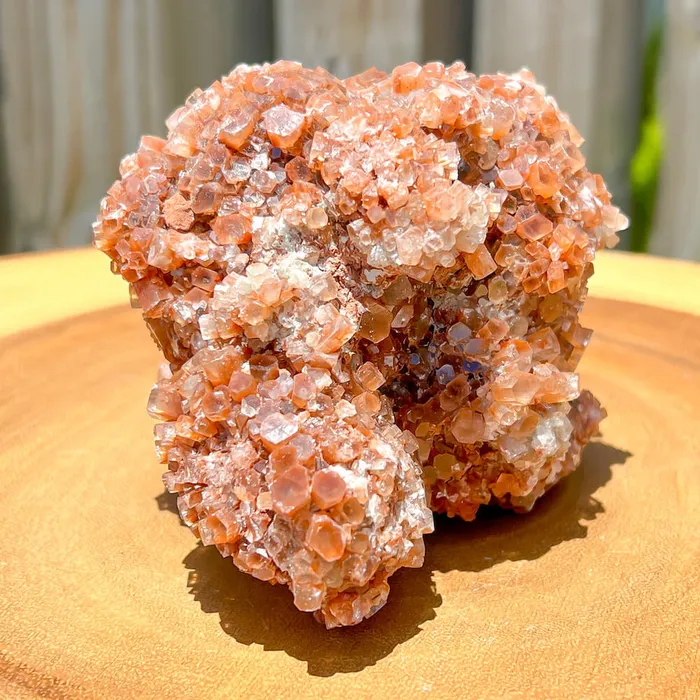 Magic Crystals Charm Necklaces Red ARAGONITE Star Cluster F