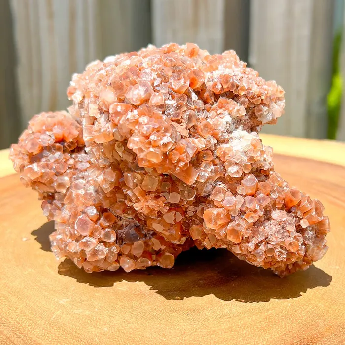 Magic Crystals Charm Necklaces Red ARAGONITE Star Cluster F