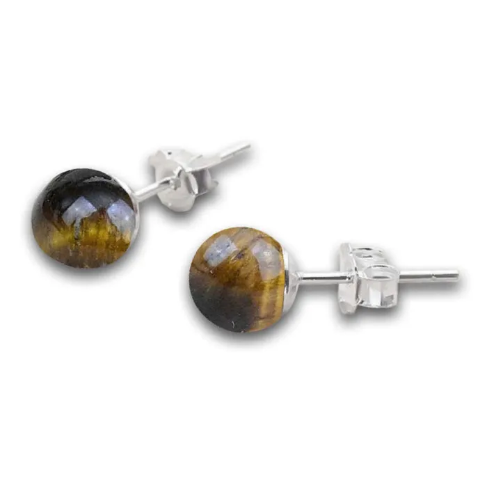 Magic Crystals Earrings Natural Gemstone Stud Beaded Earrings