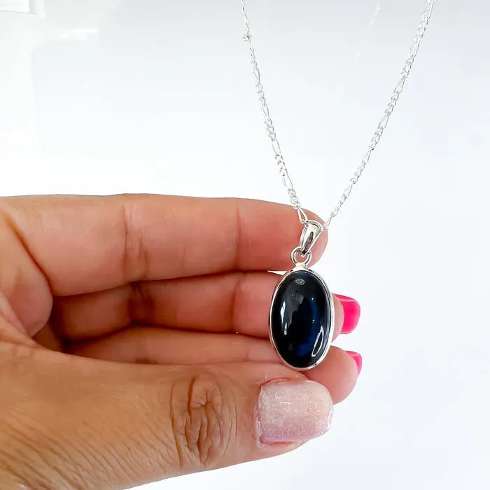 Magic Crystals Necklaces Labradorite Sterling 925 Silver Necklace