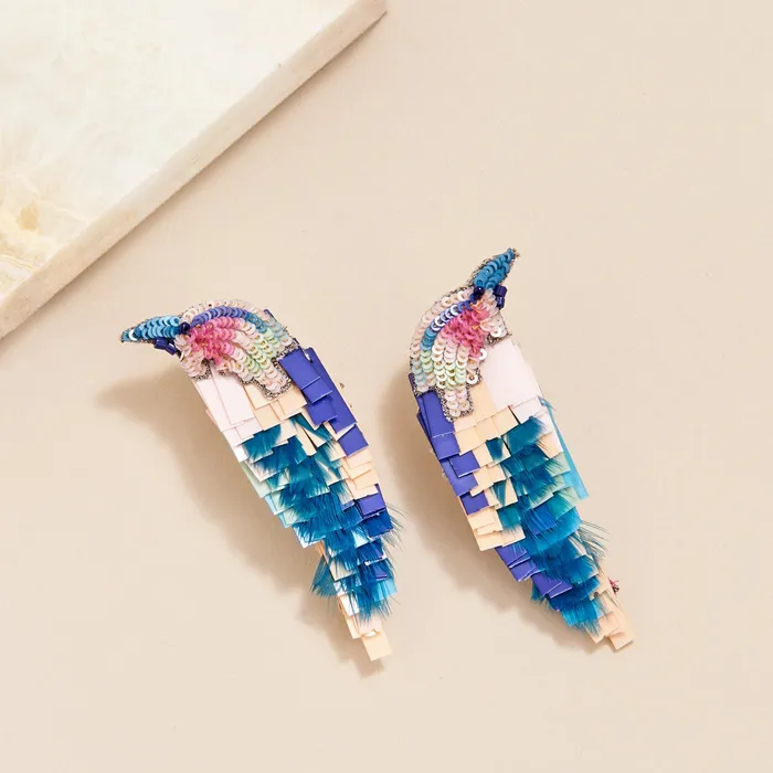 Mignonne Gavigan Earrings Bird Earrings Turquoise