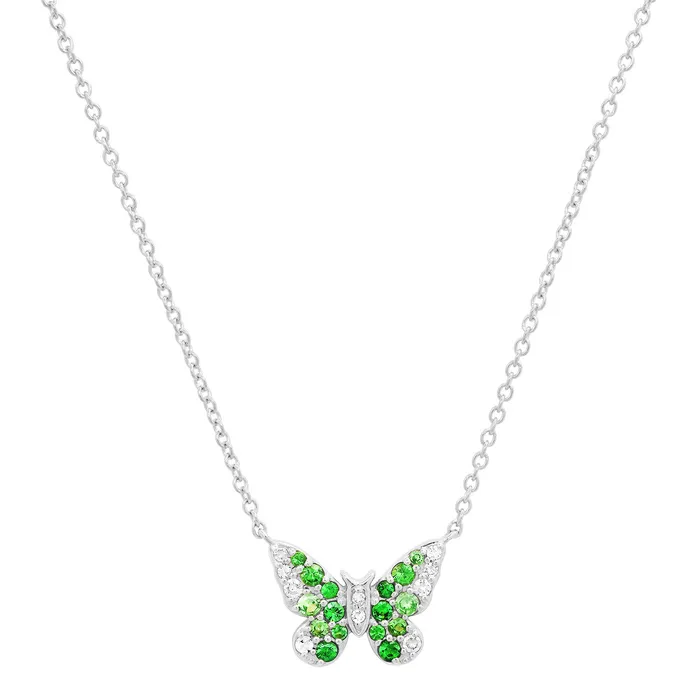 Mini Ombre Butterfly Necklace Eriness Jewelry Necklaces