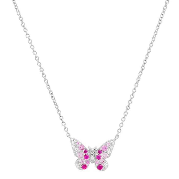 Mini Ombre Butterfly Necklace Eriness Jewelry Necklaces