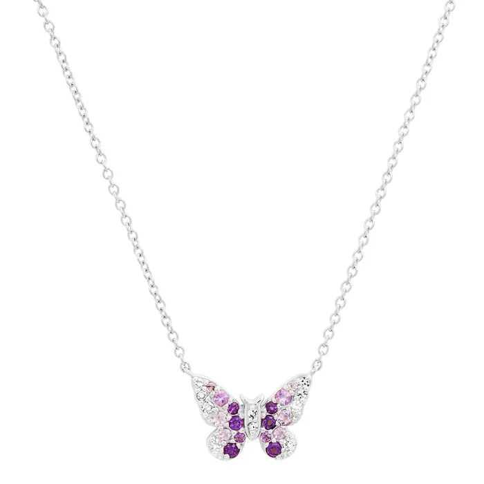 Mini Ombre Butterfly Necklace Eriness Jewelry Necklaces