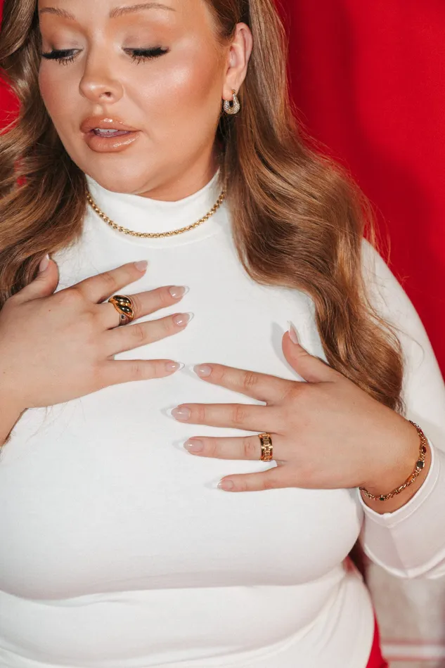 Mixed Metal Cable Ring VibeSzn Rings