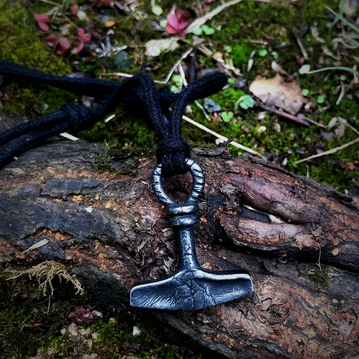 Necklaces AE Thors Hammer Necklace Antique Style
