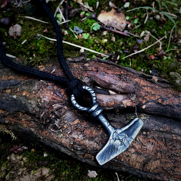 Necklaces AE Thors Hammer Necklace Antique Style
