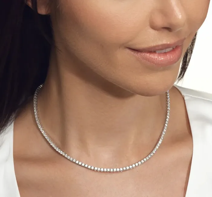 Necklaces Diamond Tennis Necklace SG Fine