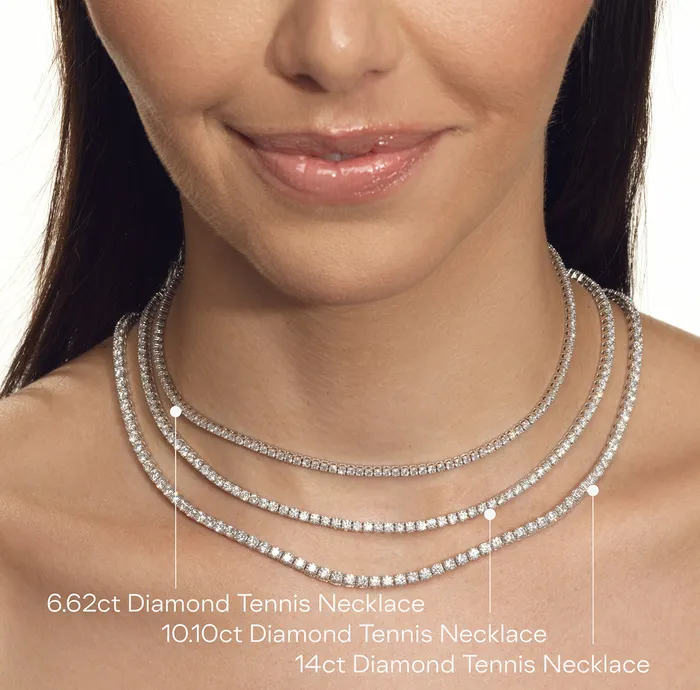 Necklaces Diamond Tennis Necklace SG Fine