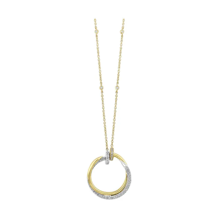 Necklaces Gems One 14Kt White Yellow Gold Diamond 13Ctw Necklace