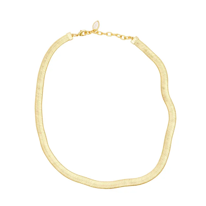 Necklaces Mignonne Gavigan Herringbone Necklace Gold