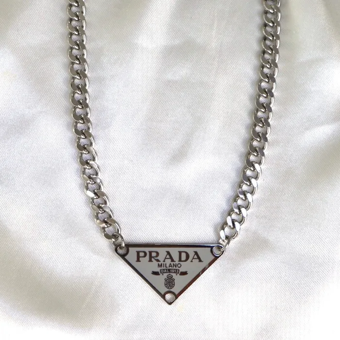 Necklaces Reluxe Vintage Milano Argent Tag Necklace