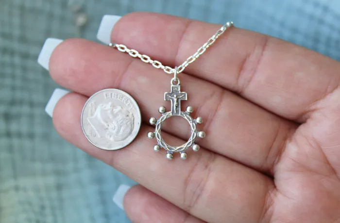 Necklaces The Little Catholic Mens Rosary Necklace Necklaces The Little Catholic Mens Rosary Necklace