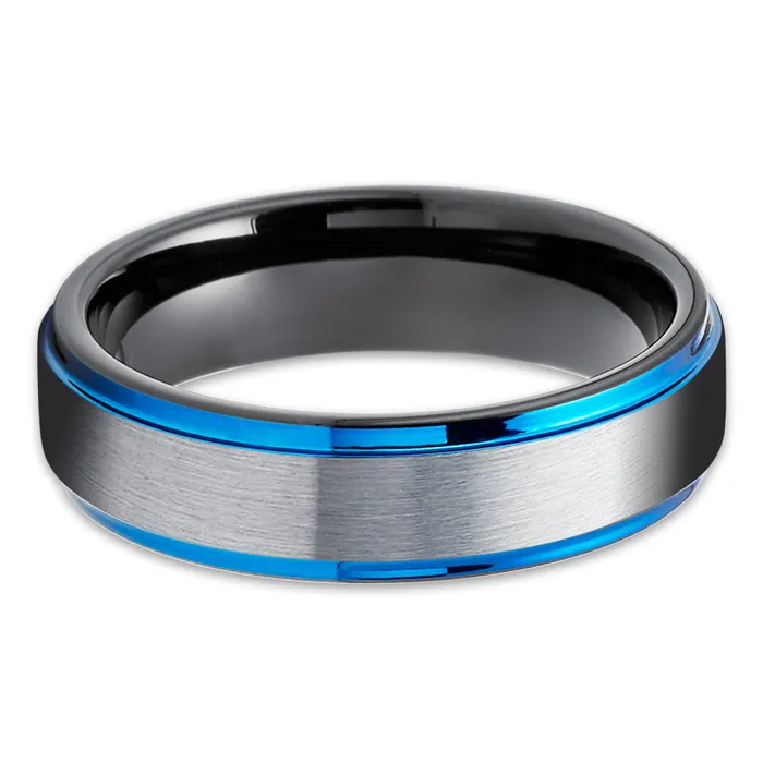Rings Clean Casting Jewelry Black Wedding Ring Engagement Band Gray Wedding Band Tungsten Wedding Ring