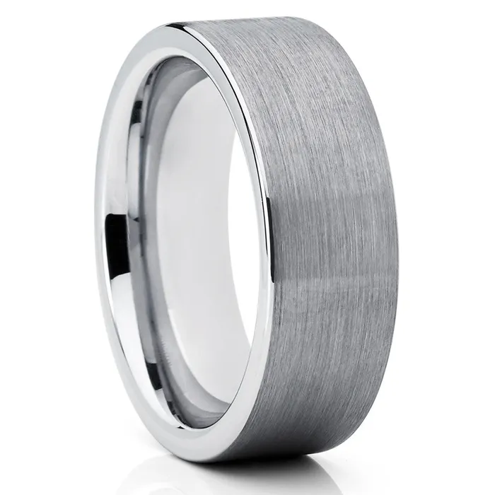 Rings Clean Casting Jewelry Tungsten Wedding Ring Tungsten Carbide Ring Wedding Band Wedding Ring Band
