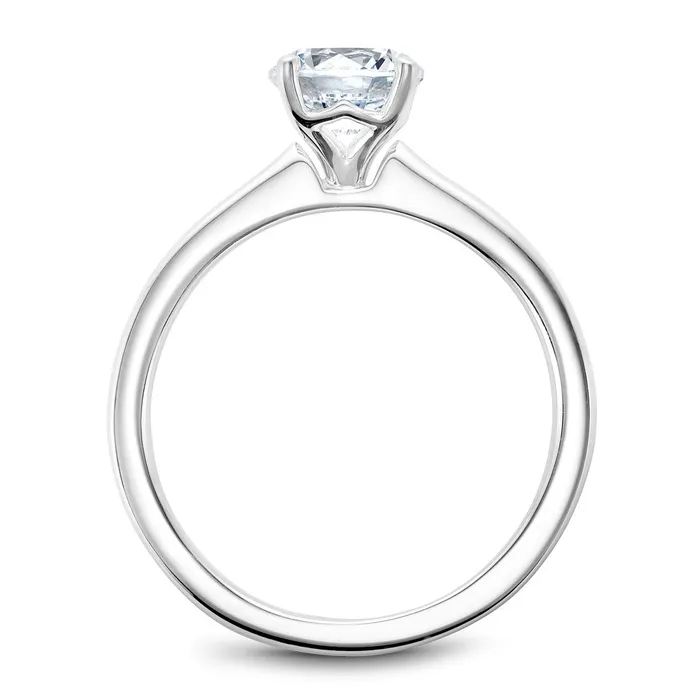 Rings International Diamond Center Noam Carver White Gold Solitaire Engagement Ring Setting