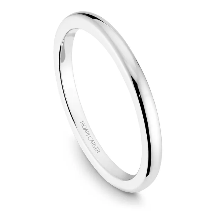 Rings International Diamond Center Noam Carver White Gold Solitaire Engagement Ring Setting