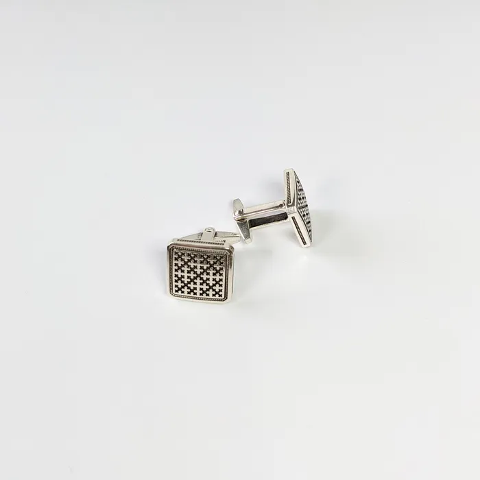 Rings MURADiAN Marash Silver Cufflinks Square by Muradian