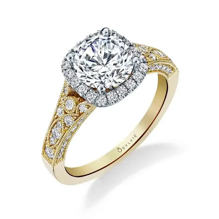 Rings Shop IDC estore Sylvie Cheri Round Vintage Engagement Ring Setting Rings Shop IDC estore Sylvie Cheri Round Vintage Engagement Ring Setting