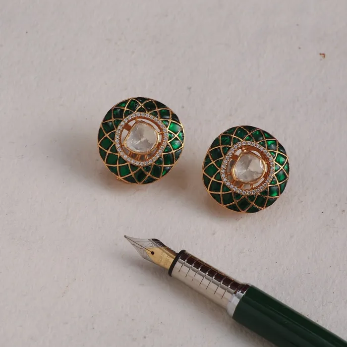 Rings SILVER Firdos Moissanite Silver Studs