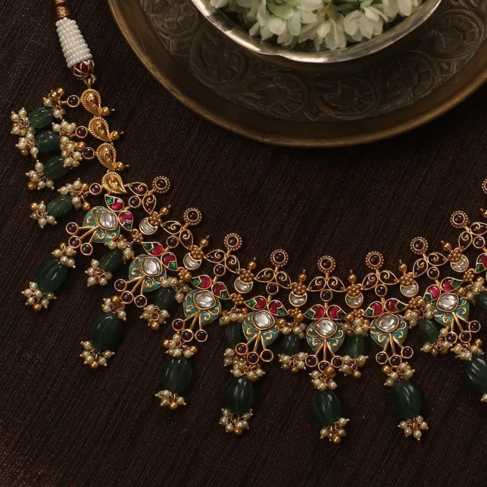 Rings SILVER Mridula Jadau Silver Choker