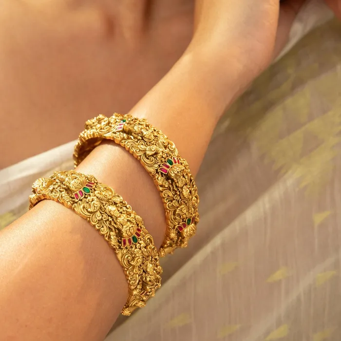 Rings SILVER Visuddha Antique Silver Bangles