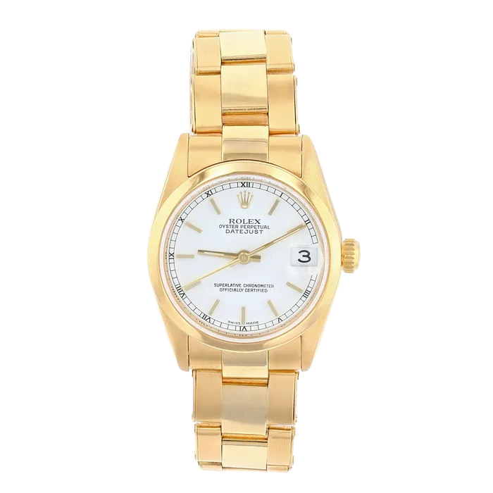 Rolex 78248 Datejust 18K Yellow Gold Brushed Finish 31mm Preowned Shop IDC estore PreStyled Sets Rolex 78248 Datejust 18K Yellow Gold Brushed Finish 31mm Preowned Shop IDC estore PreStyled Sets