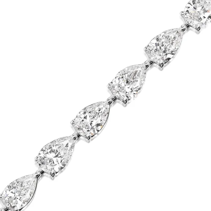 SG Fine Bracelets Pear Shaped Diamond Bracelet
