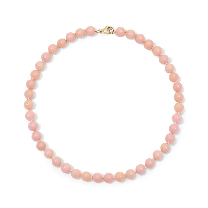 SG Fine Necklaces Pink Opal Beaded Necklace