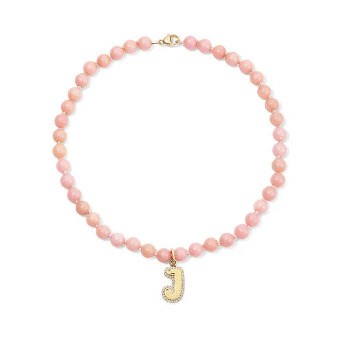 SG Fine Necklaces Pink Opal Beaded Necklace