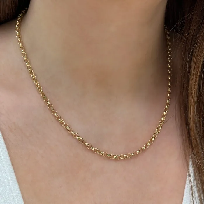 SG Fine Necklaces Rolo Chain Necklace