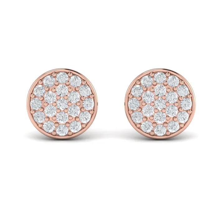 Shop IDC estore Earrings Vlora Marisol 14K Diamond Disc Stud Earrings 048CTW Shop IDC estore Earrings Vlora Marisol 14K Diamond Disc Stud Earrings 048CTW