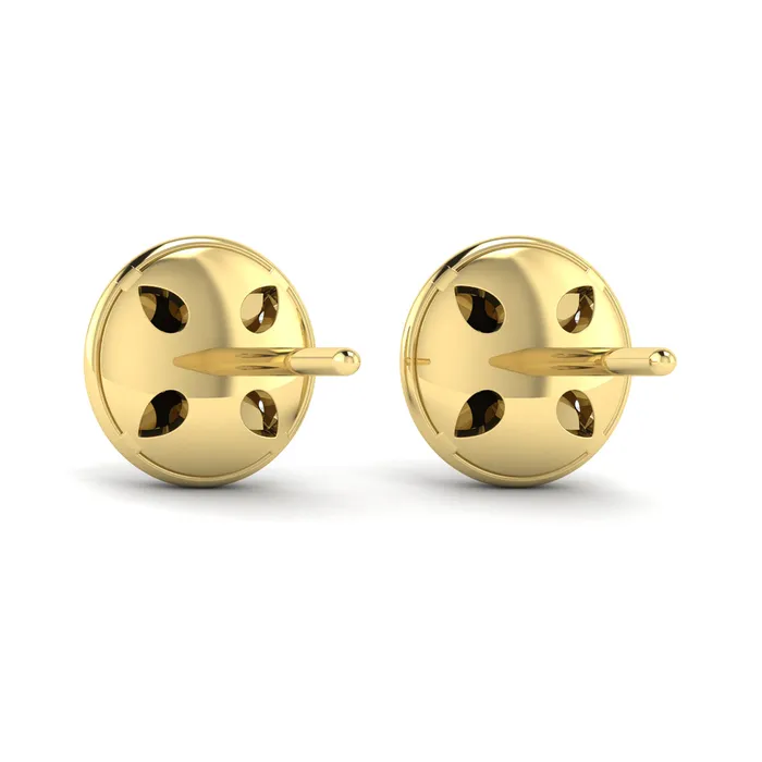 Shop IDC estore Earrings Vlora Marisol 14K Diamond Disc Stud Earrings 048CTW