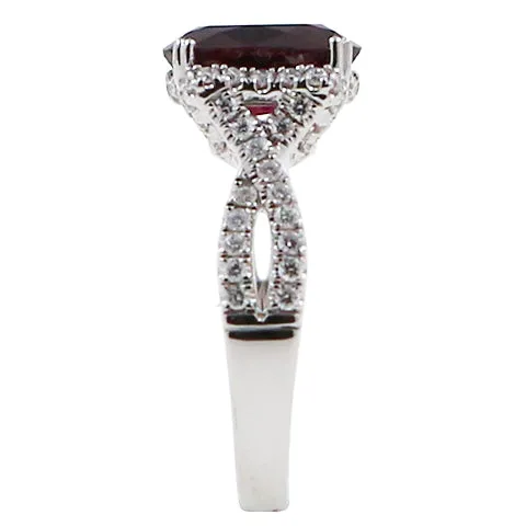 Shop IDC estore Rings Ruby and Diamond Fashion Ring