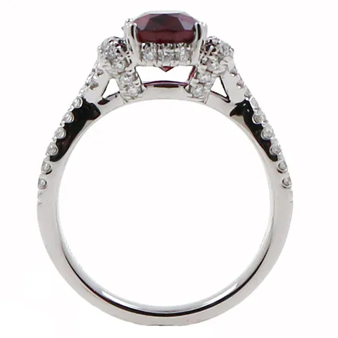 Shop IDC estore Rings Ruby and Diamond Fashion Ring