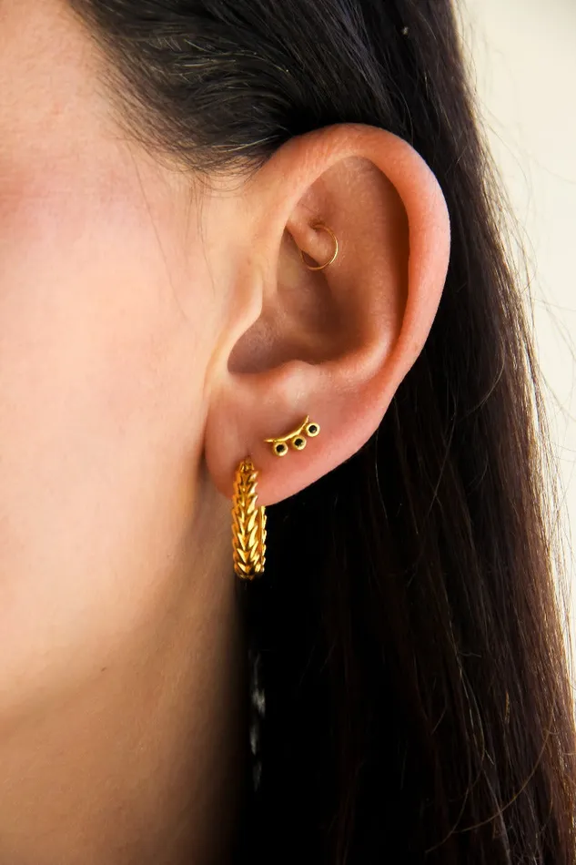 Sierra Winter Jewelry Stevie Earring Black Spinel Earrings