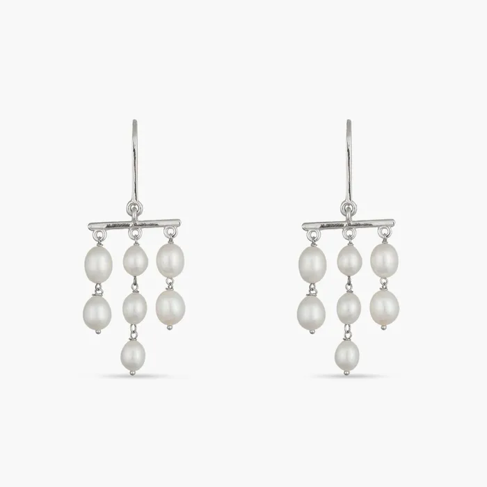 SILVER Earrings Luna Silver Drop Earrings
