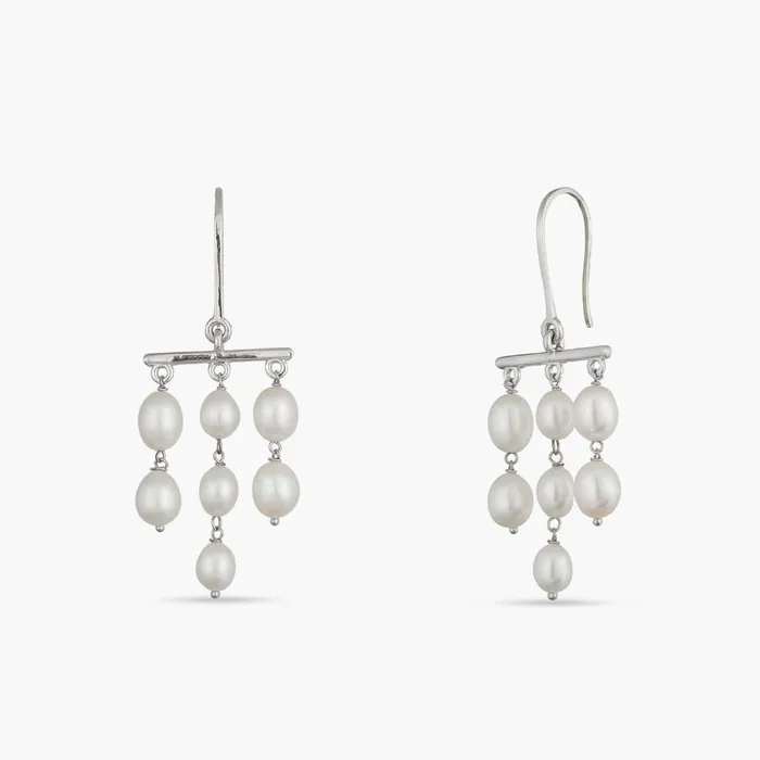 SILVER Earrings Luna Silver Drop Earrings