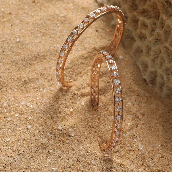 SILVER Hiral CZ Silver Bangles Rings