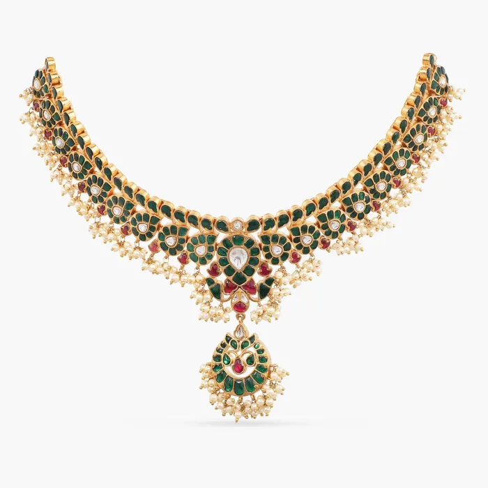 SILVER Jyotsna Kempu Mango Silver Choker Necklace Necklaces