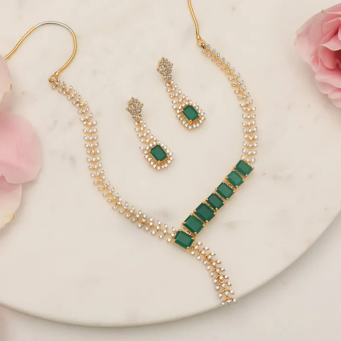 SILVER Necklaces Mila CZ Silver Necklace Set