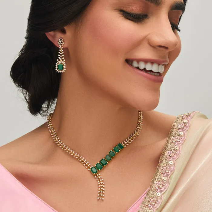 SILVER Necklaces Mila CZ Silver Necklace Set