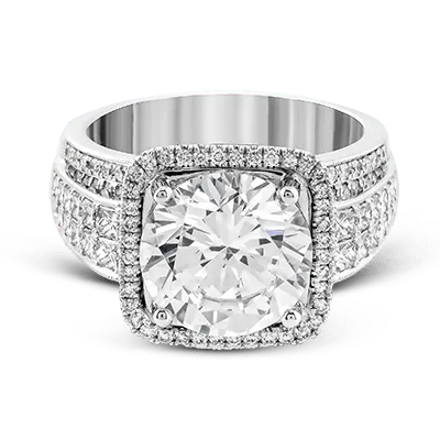 Simon G Round Engagement Ring Setting International Diamond Center Rings