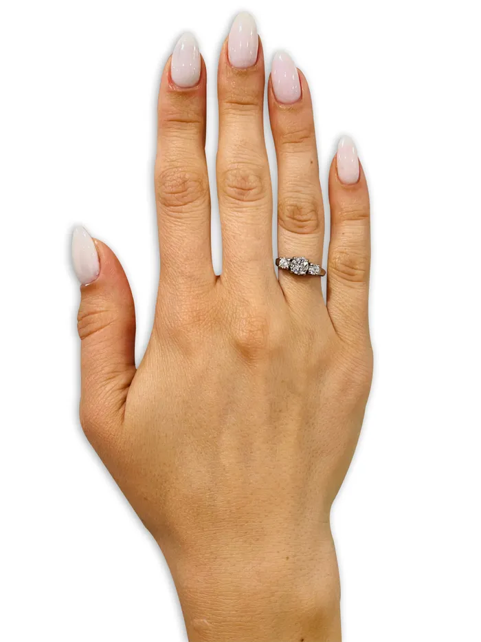 Solitaire Wedding Ring Titanium Wedding Ring White CZ Ring Solitaire Ring Engagement Clean Casting Jewelry Rings