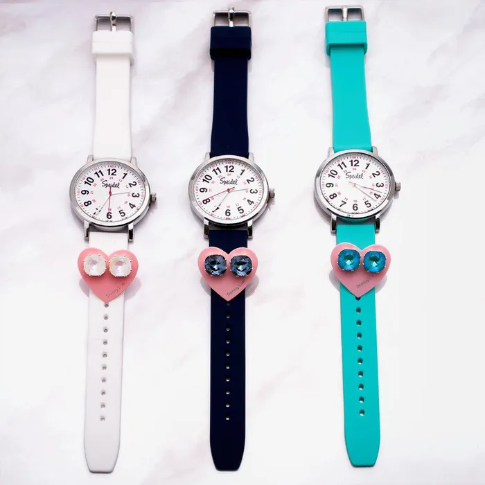Speidel Scrub Watch with JoJo Loves You Earring Set Earrings