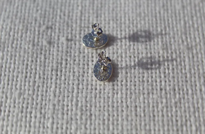 TheLittleCatholic Earrings Miraculous Medal Earrings in Sterling Silver