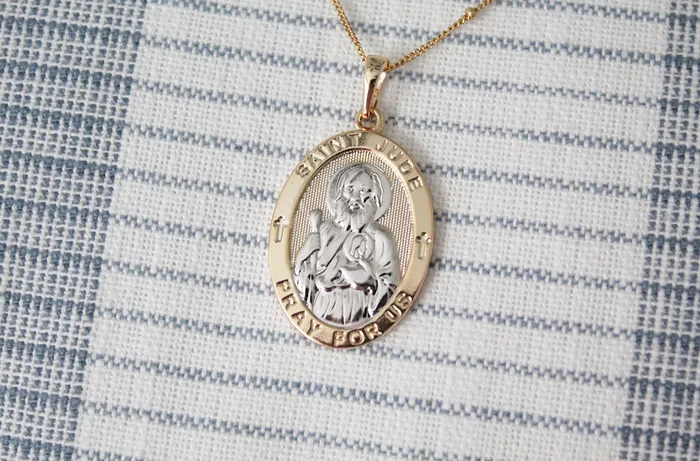 TheLittleCatholic Necklaces St Jude Necklace