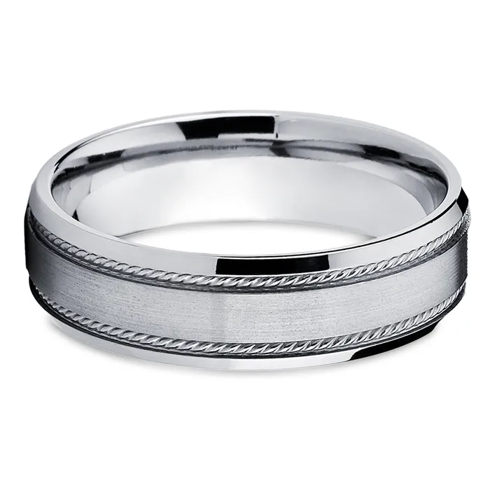 Titanium Wedding Ring Wedding Ring Matte Finished Titanium Wedding Band Ring Clean Casting Jewelry Rings