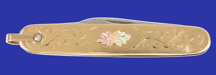 TR Jewelry Concepts PreStyled Sets Black Hills Gold 10k Gold Pocket Knife